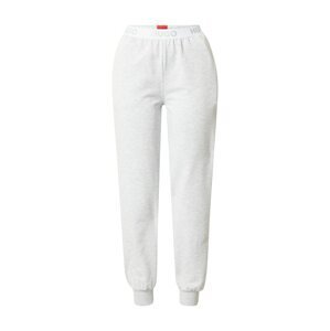 HUGO Pyžamové kalhoty  šedý melír / bílá