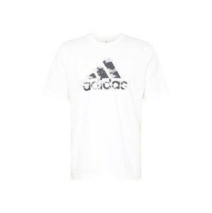 ADIDAS PERFORMANCE Funkční tričko 'AWORLD'  světle šedá / černá / bílá