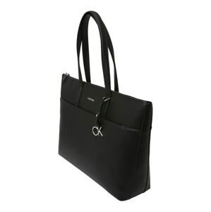 Calvin Klein Nákupní taška  černá / stříbrná