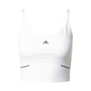 ADIDAS SPORTSWEAR Sportovní top  černá / bílá