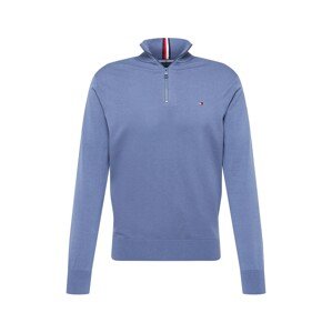 TOMMY HILFIGER Svetr  námořnická modř / chladná modrá / červená / bílá