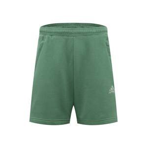 ADIDAS SPORTSWEAR Sportovní kalhoty  tmavě zelená / černá / bílá