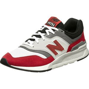 new balance Tenisky  bílá / vínově červená / šedý melír / černá