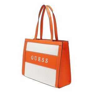 GUESS Nákupní taška 'Salford'  tělová / oranžová / bílá