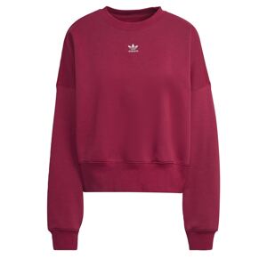 ADIDAS ORIGINALS Mikina  tmavě červená / bílá