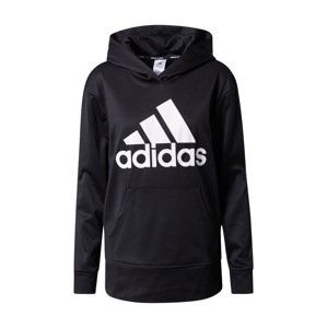 ADIDAS SPORTSWEAR Sportovní mikina  černá / bílá