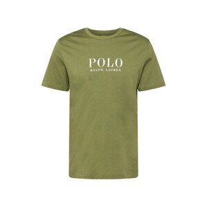 Polo Ralph Lauren Tričko  olivová / bílá