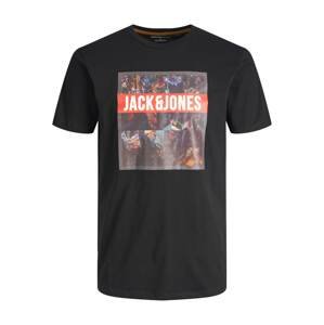 JACK & JONES Tričko 'Club'  mix barev / černá