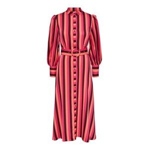 Y.A.S Košilové šaty 'Niala'  oranžová / pink / burgundská červeň