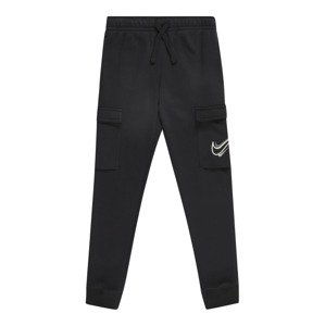 Nike Sportswear Kalhoty  šedá / černá / bílá