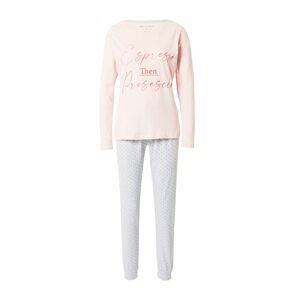 Dorothy Perkins Pyžamo  šedý melír / pink / pastelově růžová