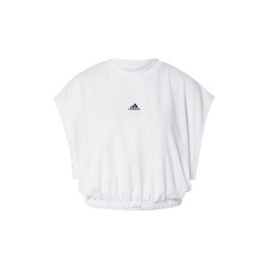 ADIDAS SPORTSWEAR Funkční tričko  černá / bílá