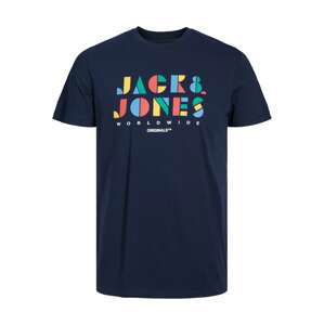 Jack & Jones Junior Tričko  námořnická modř / mix barev