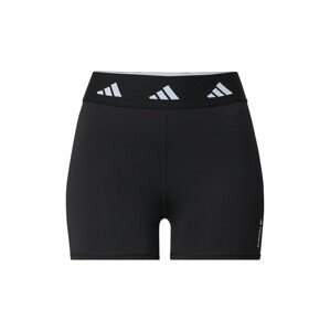 ADIDAS PERFORMANCE Sportovní kalhoty  černá / bílá