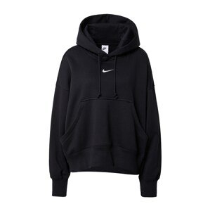 Nike Sportswear Mikina  černá / bílá