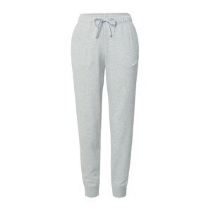 Nike Sportswear Kalhoty  šedý melír / bílá