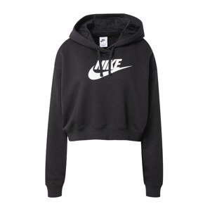 Nike Sportswear Mikina  černá / bílá