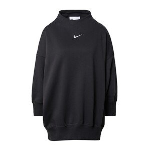 Nike Sportswear Mikina  černá / bílá