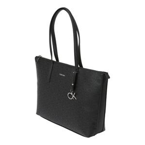 Calvin Klein Nákupní taška  antracitová / černá