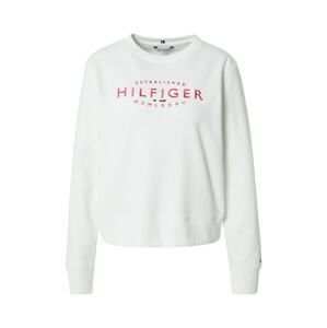 TOMMY HILFIGER Mikina  režná / červená