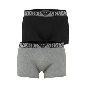 Emporio Armani Boxerky  šedá / černá