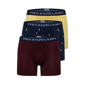 Polo Ralph Lauren Boxerky  tmavě modrá / žlutá / bordó