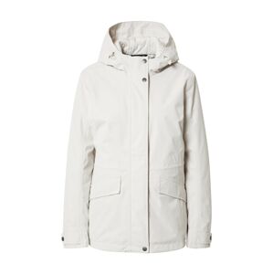 JACK WOLFSKIN Outdoorová bunda 'LOUISE'  světle šedá / černá