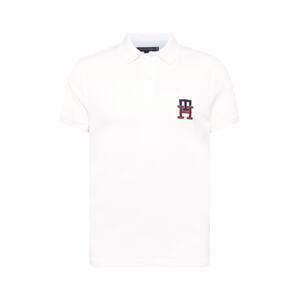 TOMMY HILFIGER Tričko  námořnická modř / tmavě červená / bílá