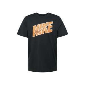 Nike Sportswear Tričko  oranžová / černá / bílá