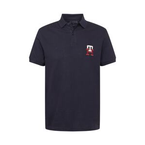 TOMMY HILFIGER Tričko  námořnická modř / jasně červená / bílá