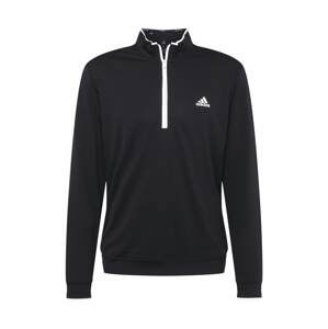 ADIDAS GOLF Sportovní svetr  černá / bílá