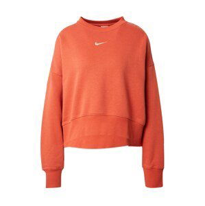 Nike Sportswear Mikina  béžová / oranžově červená