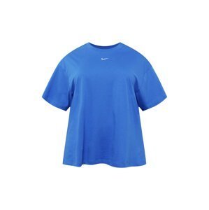 Nike Sportswear Tričko  modrá / bílá