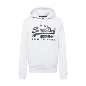 Superdry Mikina  šedý melír / černá