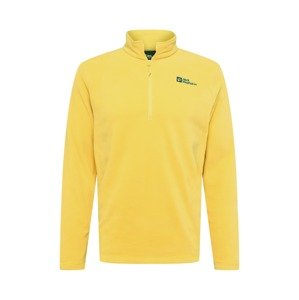 JACK WOLFSKIN Sportovní svetr  světle žlutá / jedle