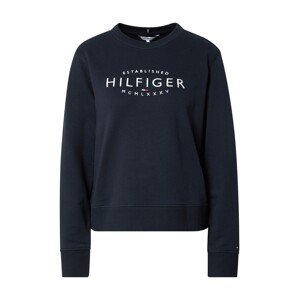 TOMMY HILFIGER Mikina  tmavě modrá / červená / bílá