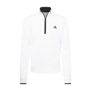 adidas Golf Sportovní svetr  černá / bílá