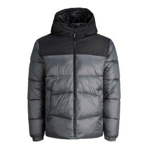 JACK & JONES Přechodná bunda 'Chili'  čedičová šedá / černá