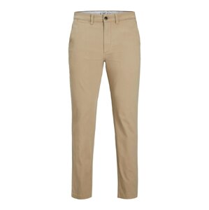 JACK & JONES Chino kalhoty  světle hnědá