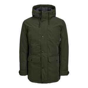 JACK & JONES Zimní parka 'Winner'  tmavě zelená