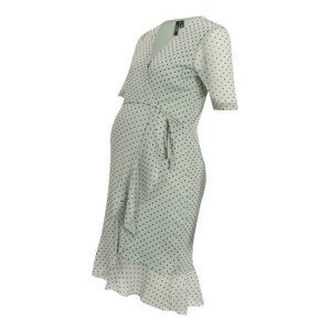 Vero Moda Maternity Šaty 'AURORA'  pastelově zelená / černá