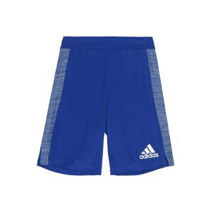 ADIDAS SPORTSWEAR Sportovní kalhoty 'HEATHER'  modrá / modrý melír / bílá