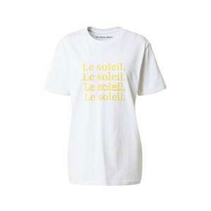 Les Petits Basics Tričko  žlutá / bílá
