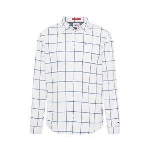 Tommy Jeans Košile  bílá / modrá / námořnická modř / červená
