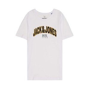 Jack & Jones Junior Tričko  žlutá / černá / bílá