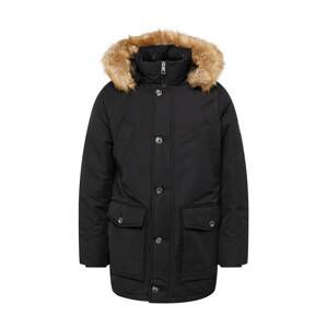 TOMMY HILFIGER Zimní parka  světle hnědá / černá