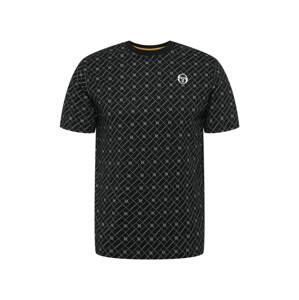 Sergio Tacchini Tričko  černá / bílá