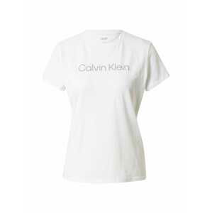Calvin Klein Sport Funkční tričko  světle šedá / bílá