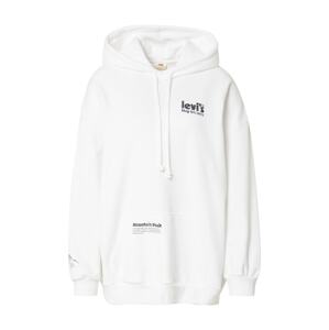 LEVI'S Mikina 'PRISM HOODIE NEUTRALS'  tyrkysová / černá / bílá