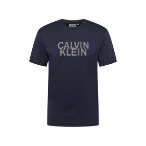 Calvin Klein Tričko  námořnická modř / šedá